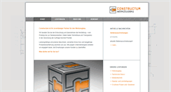 Desktop Screenshot of constructum.de