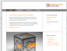 Tablet Screenshot of constructum.de